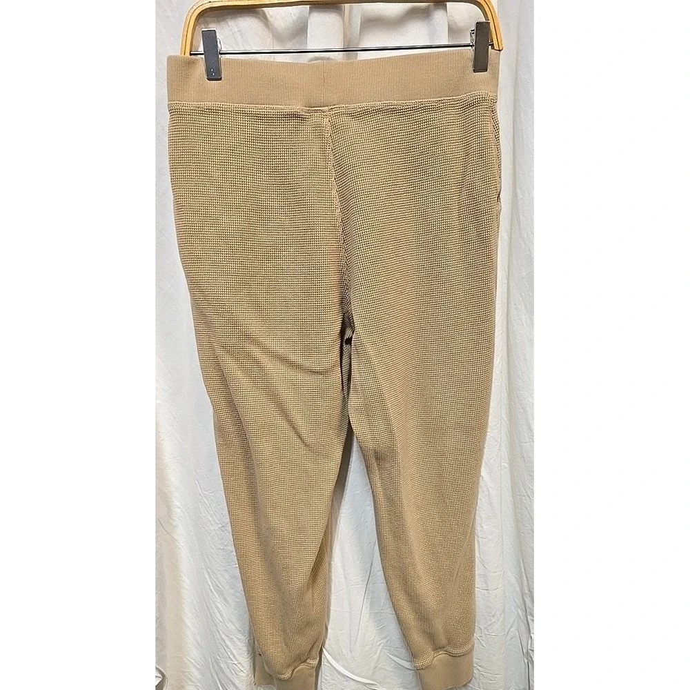 Pact Women's Airplane Jogger Pants Waffle L Quiet Luxury Organic Cotton - Picture 3 of 7